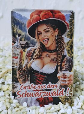 Edelmagnet Schwarzwald Schwarzw&auml;lderin mit Kirschwasser