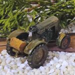 MAS1016 Traktor Fendt Vintage mit &Ouml;lfass