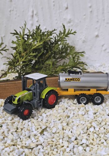 Siku10030 Siku 1642 Traktor mit Vakuun Fasswagen