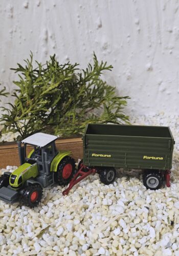 Siku10033 Siku 1634 Traktor mit Zweiachs Anh&auml;nger
