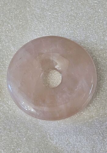 EDD1000 Edelstein Donut Rosenquarz
