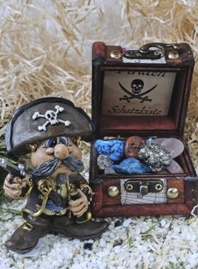 Piratenkiste mit Pirat Kapit&auml;n Jack