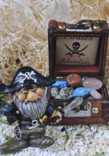 PK10002 Piratenkiste mit Pirat Kapit&auml;n Kalle