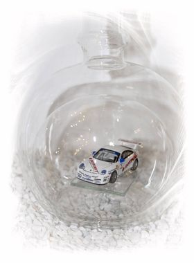 Edelglasflasche mit Porsche DTM